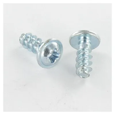 Produktbild von Schraube PVC Flachrundkopfschraube Pozi 2 4X10 Verzinkt