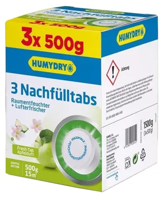 Produktbild von HUMYDRY Raumentfeuchter Entfeuchter Tab Nachfüll-Tab 3x
