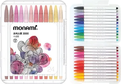 Image de Fineliner Plus Pen 3000 Set, 24 couleurs, MonAmi