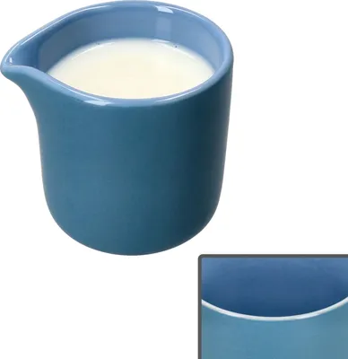 Produktbild von Ritzenhoff Jasper Milchkännchen Ozeanblau Steingutkanne Milchgießer Zubehör