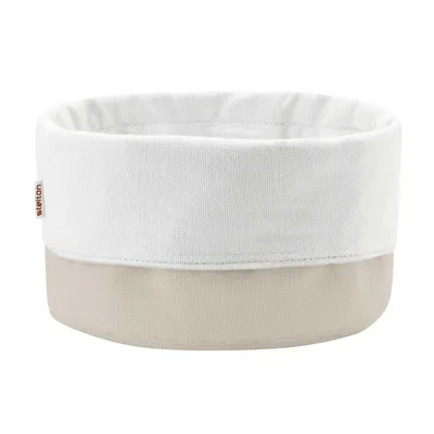 Image de Stelton sac à pain, Grand, sable/blanc, boîte à pain, boîte à pain, Ø23cm, 100% coton, 1323
