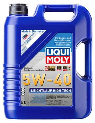 Immagine prodotto di Liqui Moly Smooth Running High Tech 5W-40 5 litri