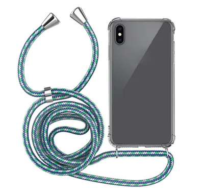 Produktbild von Hülle Handykette Für Apple iPhone Xs Max Handyhülle in Blau Muster
