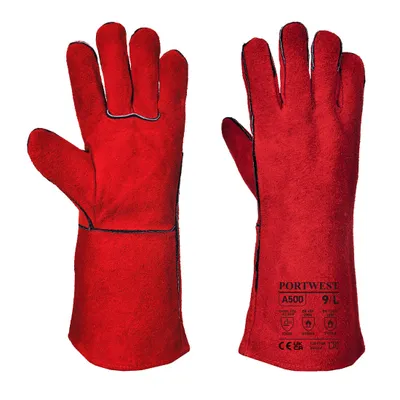 Image de Portwest A500 Gants à manchette pour soudeurs Red Taille XL