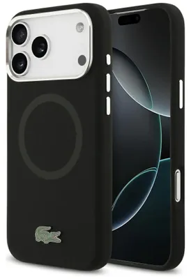 Zdjęcie produktu dla Etui Lacoste Silicone Metal Logo do iPhone 17 Pro Max