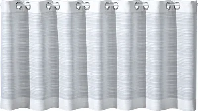 Produktbild von Gerster Scheibengardinen, streifen 50 cm x 140 cm, weiß