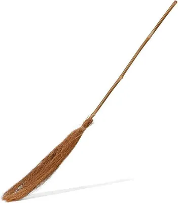 Produktbild von Atosa Halloweenbesen 100 Cm Golden  Golden One Size