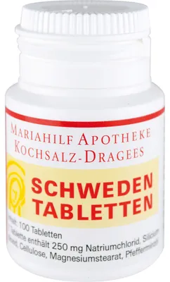 Zdjęcie produktu dla Mariahilf Pharmacy Saline Tablets Schwedentabletten, 100 tabletek