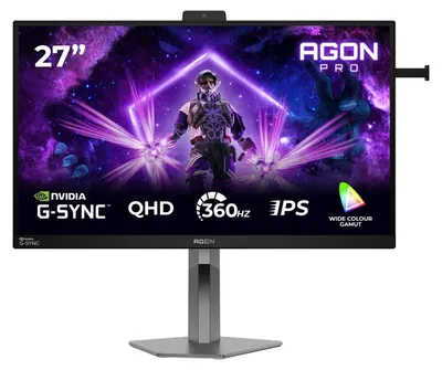 Image de AOC AGON PRO AG276QSG2, 68,6 cm (27"), 2560 x 1440 px, Quad HD, 1 ms, noir, gris