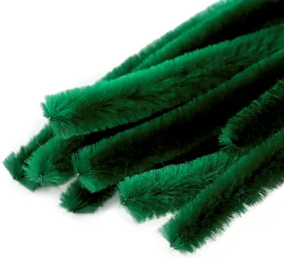 Produktbild von Pfeifenreiniger 20 Stück Superplüsch Chenille-Draht 10mm 30cm Pfeifenputzer