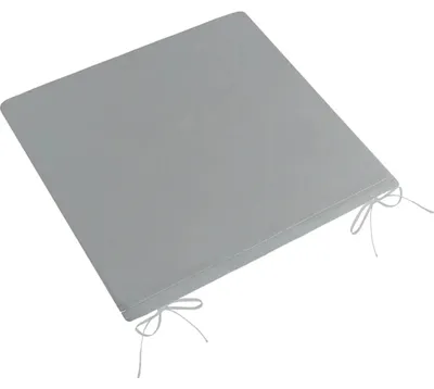 Obrázok produktu pre Hladký sedací vankúš Adéla – 40 x 40 cm – sivý