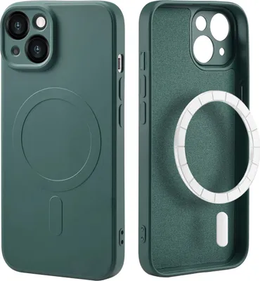 Image de imoshion Color Backcover avec MagSafe pour l'Apple iPhone 14 - Vert foncé