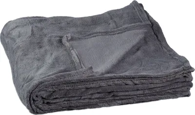 Obrázek produktu pro relaxdays 4 x plyšová deka extra velká šedá