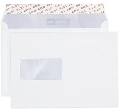 Produktbild von Elco Premium Optifix C5 229 x 162/36mm, C5 (162 x 229 mm), Weiß, 90 x 45 mm, 80 g/m², 162 mm, 229 mm