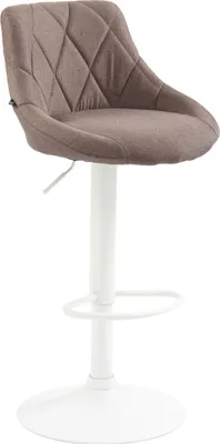 Produktbild von Barhocker Lazio Stoff weiß taupe