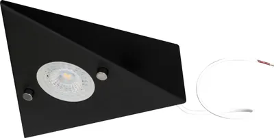 Produktbild von 1er Erweiterungsset Matt-Schwarz Küchenunterbauleuchte inkl. 1x 4,8 Watt LED Modul 3000K warmweiß direkt 230 Volt