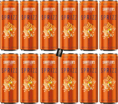 Produktbild von Shatlers Cocktail 12er Set Shatlers Sprizz 12x 0,25L 10,1% Vol. Blutorange/Zitrone Aperitif Shatlers Cocktail Ready to Go - [Enthält Sulfite]