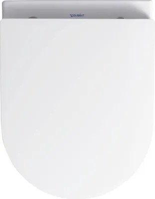 Produktbild von Duravit WC-Sitz 'ME by Starck' Scharnier Edelstahl, mit SoftClose, weiß, 1 Stk.