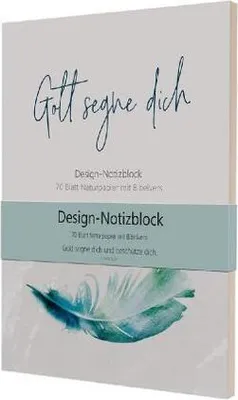 Produktbild von Notizblock "Gott segne dich" - groß