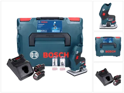 Zdjęcie produktu dla Bosch GKF 12V-8 Professional, Czarny, Niebieski, Czerwony, 13000 RPM, 8 mm, 2,5 m/s², 1,5 m/s², Bateria