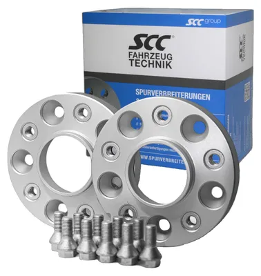 Produktbild von SCC Spurverbreiterungen Spurplatten 2x25mm 13219BES für BMW 5 Distanzscheiben