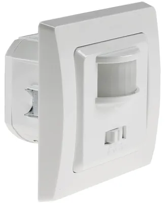 Produktbild von Bewegungsmelder Unterputz Präsenzmelder Infrarot - 400 W - Weiß - 2-Draht