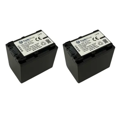 Produktbild von 2x Trade-Shop Li-Ion Akku, 7,4V für Sony XR Serie XR150, XR150E, XR350, XR350V XR350VE, XR550, XR550E, XR550V, XR550VE, XR155E, XR350E, XR105E, XR106E, XR200E, XR100E, XR200VE, XR500E, XR500VE, XR520E