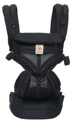 Produktbild von Ergobaby Babytrage für Neugeborene ab Geburt bis 20kg, 4in1 Omni 360 Cool Air Me