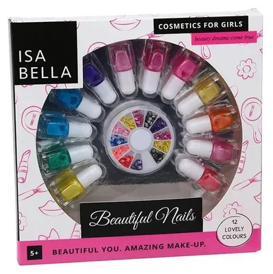 Produktbild von Johntoy Nagellackset Isabella 12-teilig Kinderschminke Multicolor