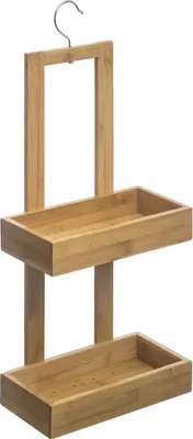 Produktbild von 5five Simply Smart Duschablage Caddy Bambus, Metall braun/silber 60,4cm x 26cm x 14,2cm