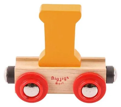 Obrázek produktu pro Bigjigs Rail Vagónek dřevěné vláčkodráhy - Písmeno I