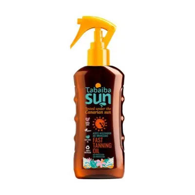 Image de Huile de bronzage rapide Tabaiba Sun 250 ml. Huile à l'aloe vera pour accélérer le bronzage Tabaiba Sun Tenerife.
