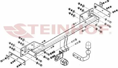 Produktbild von Z547057 Anhängerkupplung passend für MERCEDES W 176 09/2012-2018 starr