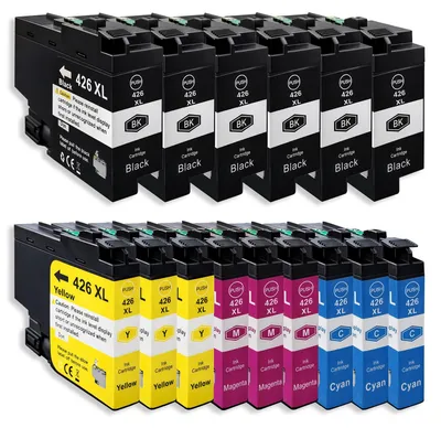 Produktbild von 15er Pack Druckerpatronen 426 426XL kompatibel mit MFC-J4340 J4340DW