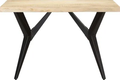 Immagine prodotto di Tavolo da Pranzo 120x60x76 cm in Legno Massello di Mango