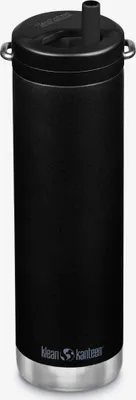 Immagine prodotto di Klean Kanteen TKWide 20oz/592ml - Bottiglia per bere - Tappo a pressione - Nero