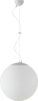 Productafbeelding van OSMONT ADR42464 ADRIA L3 hanglamp, glas, wit, beschermingsgraad IP40, 40 W, E27