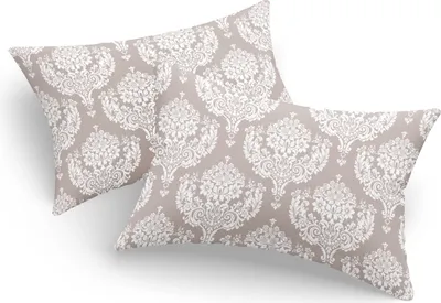 Produktbild von L'Essentiel Linge de Maison, Kissenbezug-Set (2 Stück), Post - Brown, 65 % BAUMWOLLE / 35 % POLYESTER, Braun, 50 x 70 cm