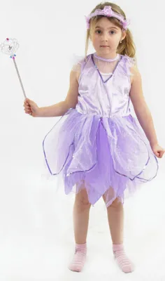 Produktbild von Prinzessin Fee Kostüm violett, Größe:116/122