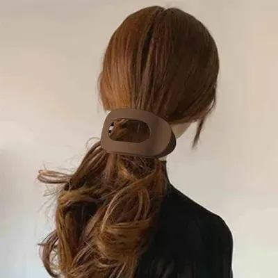 Produktbild von 6 Entenschnabel-Haarspangen für Damen, flache, glänzende Haarklammern mit starkem Halt für dünnes und dickes Haar, Benglatt-Haarspangen für Alltagsfrisuren und Styling