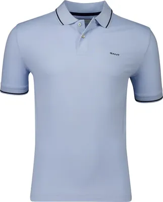 Image de Gant Polo bleu clair Coton Coupe normale Unicolore