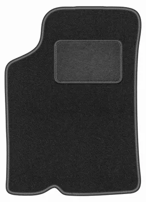 Productafbeelding van Velours bestuurdersmat voor Kia Sephia I 1994-1997 (sedan) – grafiet, op maat – Wielganizator LUX