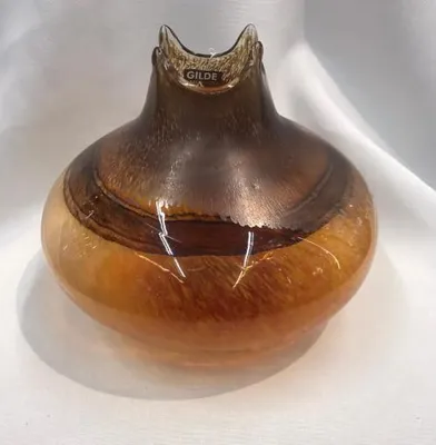 Produktbild von Gilde Bauchvase aus Glas, Arancia