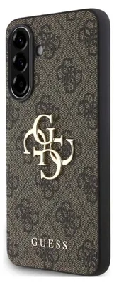 Produktbild von GUESS Handyhülle für Galaxy A56 5G, Guess Hardcase 4G Big Metal Logo, Braun