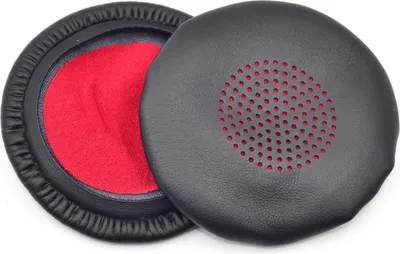 Produktbild von INF 2 Stück Ersatz-Ohrpolster für Plantronics Voyager Serie - Schwarz und Rot