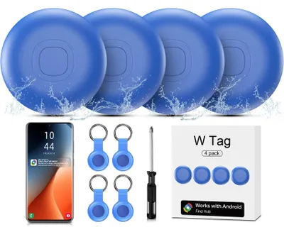Immagine prodotto di Air Tracker per Android, tag intelligente impermeabile (grado di protezione IP 67), localizzatore per chiavi, compatibile con