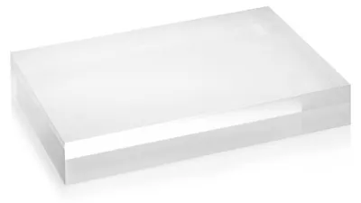 Produktbild von Acrylblock 80x120x20mm transparent, rundum glänzend polierte Seitenkanten / Acryl / Acrylglas / massiv / klar / farblos / Dekoration - Zeigis®