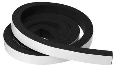 Imagen del producto de Omgoods - Burlete para puertas - Cinta aislante autoadhesiva, 1" x 3/4", 2 metros
