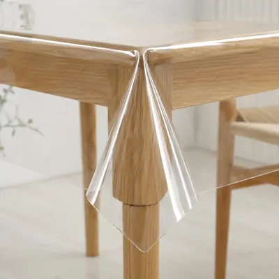 PVC Tischdecke transparent 140x180 cm wasserdicht