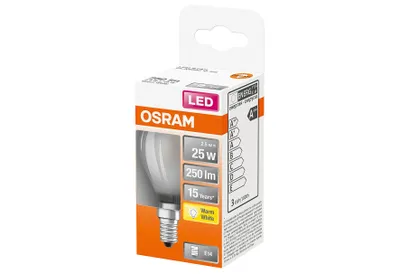 Obrázok produktu pre OSRAM 4058075436626 OSRAM LED-Lampe LED RETROFIT CLASSIC P 25 E14 2,5 W matt
